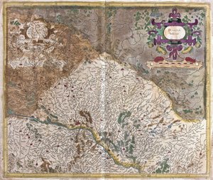 Elsass, Frankreich (Gravur) von Gerardus Mercator