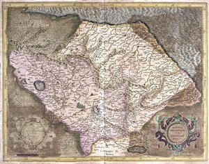 Ancona und Spoleto, Italien (Stich)