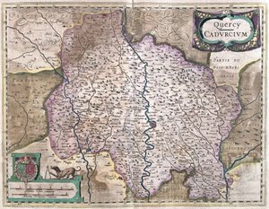 Cahors, Frankreich (Stich) von Gerardus Mercator