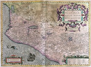 Mexiko von Gerardus Mercator