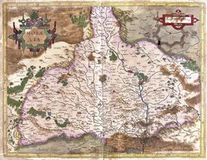 Mähren, Tschechische Republik (Gravur) von Gerardus Mercator