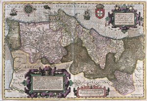 Portugal (Gravur) von Gerardus Mercator