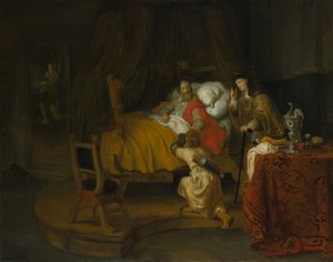 Isaak segnet Jakob, 1642 von Gerbrand van den Eeckhout