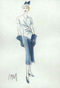 Damenmode 1931, Rock und Bluse
