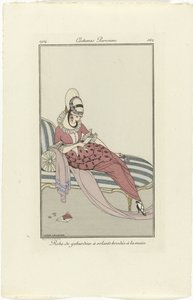 Journal des Dames et des Modes, Costumes Parisiens, 1914, Nr. 162: Robe de gabardin
