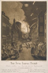 Das Feuer des Turms der Kirche Unserer Lieben Frau von Gerhard Ludvig Lahde