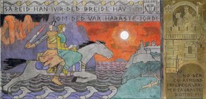 Asmund und die Prinzessin reiten nach Hause