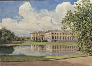 Der Alexanderpalast in Zarskoje Selo, 1831 von Gerhard Wilhelm Reutern von