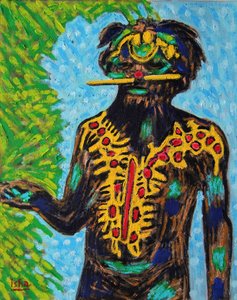 Aborigines-Schamane, 2020 von Gerhardt Isringhaus