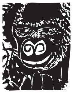 Nachdenklicher Gorilla von Gerhardt Isringhaus