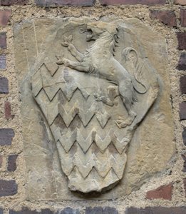 Wappen der Familie Rucellai, ca. 1450-80 von Geri da workshop of Settignano
