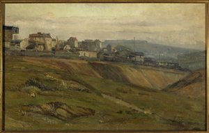 Rue du Moulin-des-Prés, circa 1900 von Germain Eugene Bonneton