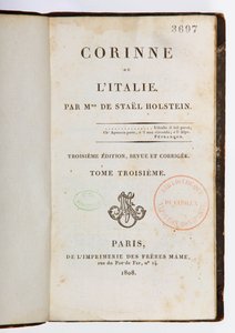 Titelseite von Corinne ou l