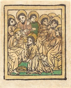 Christus wäscht den Aposteln die Füße