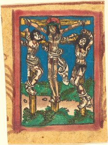 Christus am Kreuz zwischen den beiden Dieben