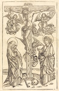 Christus am Kreuz mit Engeln