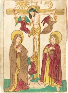 Christus am Kreuz mit Engeln