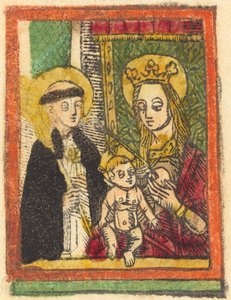 Sankt Bernhard mit der Madonna und dem Kind von German 15th Century