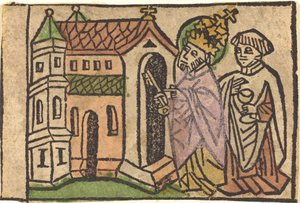 Heiliger Petrus als Gründer der Kirche von German 15th Century