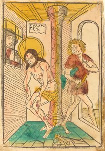 Die Geißelung in Anwesenheit von Maria von German 15th Century