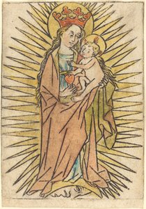 Die Madonna und Kind mit einer Birne von German 15th Century