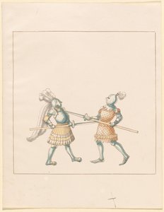 Freydal, Das Buch der Turniere und Turniere von Kaiser Maximilian I.: Kämpfe zu Fuß (Turniere)(Band III): Tafel 148