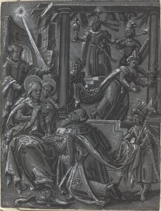 Die Anbetung der Könige von German 16th Century