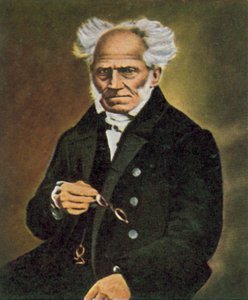 Arthur Schopenhauer, deutscher Philosoph (farbiges Foto)