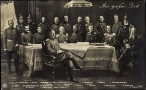 Collage, Wilhelm 1 und 2, Bülow, Hindenburg und mehr