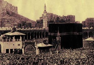 Pilger an der Kaaba, Illustration aus 