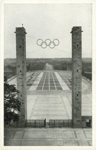 Das Reichssportfeld, Berlin (s/w Foto)