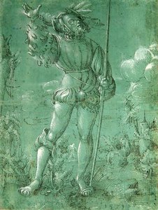 Ein Landsknecht von German School