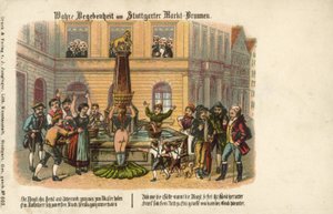 Eine wahre Geschichte am Stuttgarter Marktbrunnen von German School