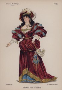 Adelheid von Walldorf, aus Götz von Berlichingen von Goethe von German School