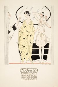 Anzeige für "F.V. Grunfeld", aus Styl, veröffentlicht 1922