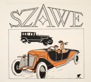 Werbung für Szawe, aus Styl, veröffentlicht 1922