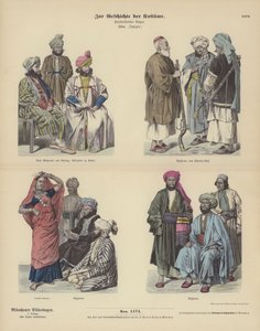 Afghanische Kostüme von German School