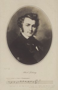 Albert Lortzing, deutscher Komponist, Schauspieler und Sänger von German School