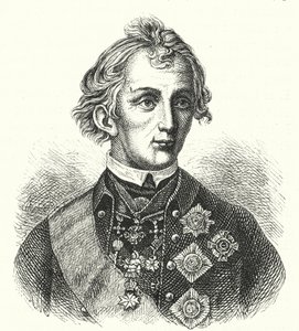 Alexander Suworow, russischer General von German School