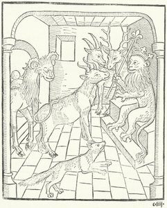 Eine Illustration aus dem Buch der Weisheit (Gravur) von German School