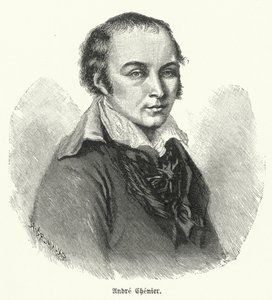 Andre Chenier, französischer Dichter (Lithografie) von German School