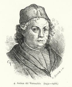 Andrea del Verrocchio, italienischer Renaissance-Maler, Bildhauer und Goldschmied von German School