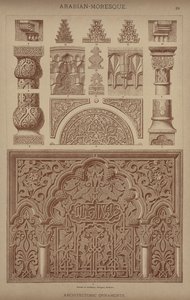 Arabisch-Maurische, Architektonische Ornamente von German School