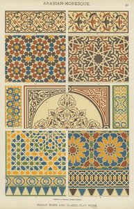 Arabisch-Maurisch, Mosaikarbeit und glasierte Tonarbeit von German School