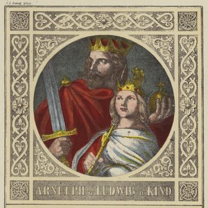 Arnulph und Ludwig das Kind, 887-899 und 899-911
