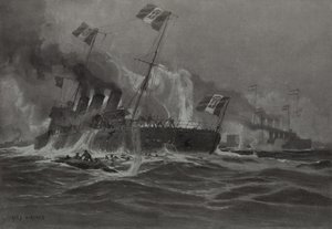 Angriff der österreichisch-ungarischen Marine auf zwei italienische Torpedoboote von German School