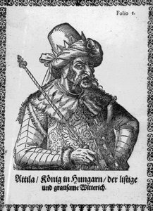 Attila der Hunne (Gravur)
