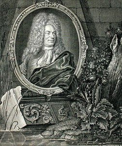 Barthold Heinrich Brockes (1680-1747), graviert von Wolffgang von German School