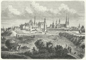 Berlin und Cölln im 17. Jahrhundert (Gravur) von German School