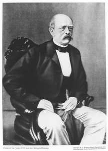 Bismarck im Jahr 1870 vor der Kriegserklärung von German School